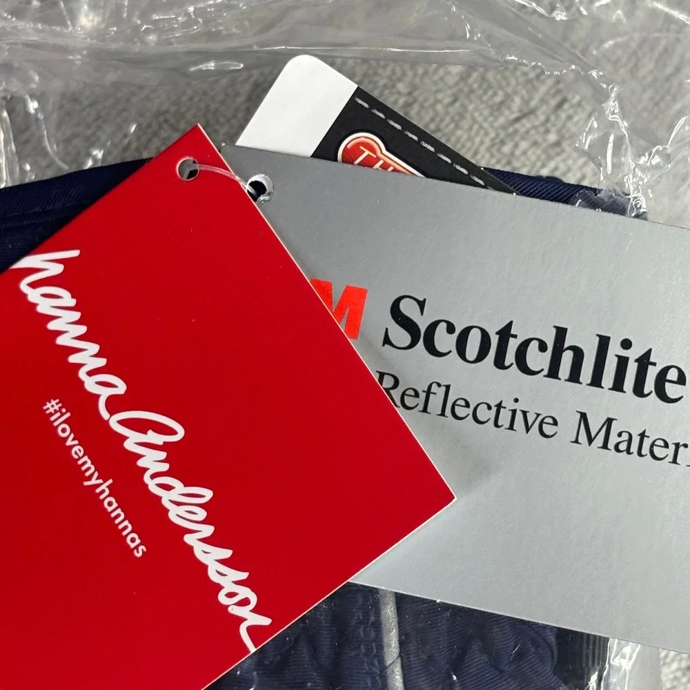 Hanna Andersson Insulated Gloves Kids Size M Navy Blue 3M Reflective 46280-A91-M